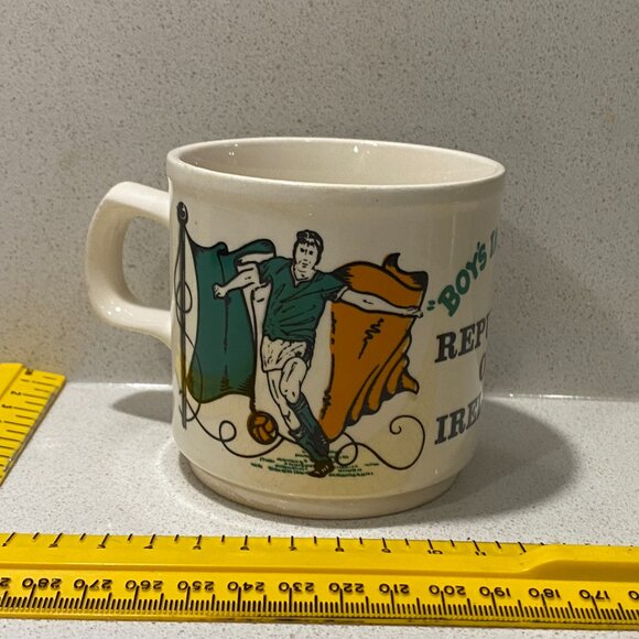 vintage world club 1990 republic of ireland boys in green italy soccer football - Picture 3 of 8